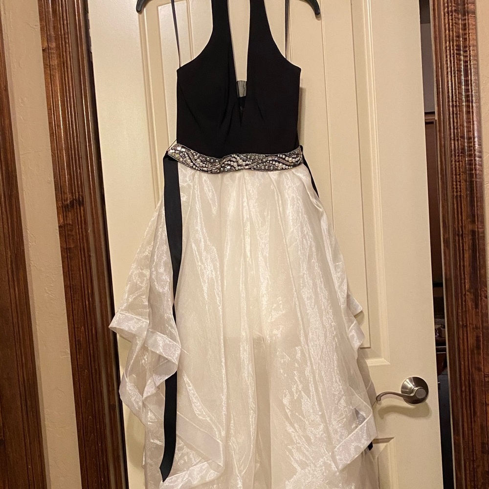 Black and white prom dress!🖤🤍